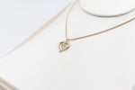 10K Gold Diamond Heart Pendent