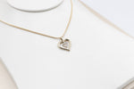 10K Gold Diamond Heart Pendent