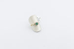 10K Gold Emerald & Diamond Set ring