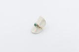 10K Gold Emerald & Diamond Set ring