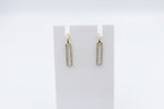 10K Gold Diamond Drop Earrings 0.25ct