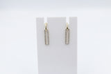 10K Gold Diamond Drop Earrings 0.25ct