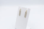10K Gold Diamond Drop Earrings 0.25ct