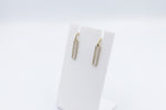 10K Gold Diamond Drop Earrings 0.25ct