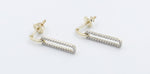 10K Gold Diamond Drop Earrings 0.25ct