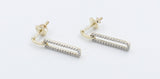 10K Gold Diamond Drop Earrings 0.25ct