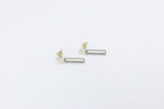 10K Gold Diamond Drop Earrings 0.25ct