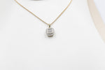 10K Gold Diamond Cluster Pendent 0.40ct