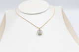 10K Gold Diamond Cluster Pendent 0.40ct