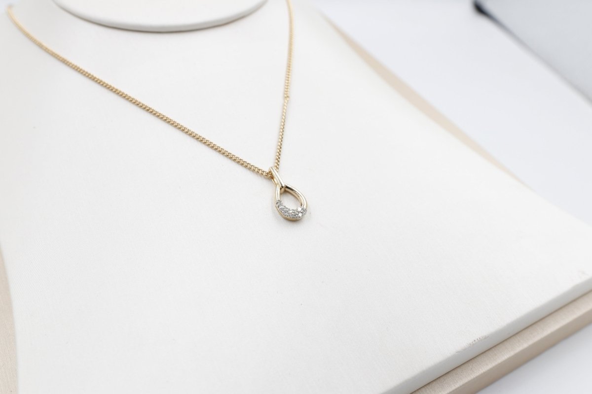 10K Gold Diamond Pendent