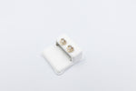 10K Gold Heart Diamond Earrings