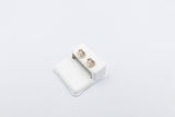 10K Gold Heart Diamond Earrings