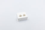 10K Gold Heart Diamond Earrings