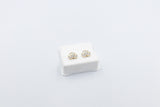 10K Gold Heart Diamond Earrings