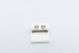 10K Gold Heart Diamond Earrings