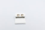 10K Gold Heart Diamond Earrings