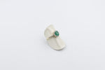 10K Gold Emerald & Diamond Set ring