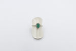 10K Gold Emerald & Diamond Set ring