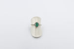 10K Gold Emerald & Diamond Set ring