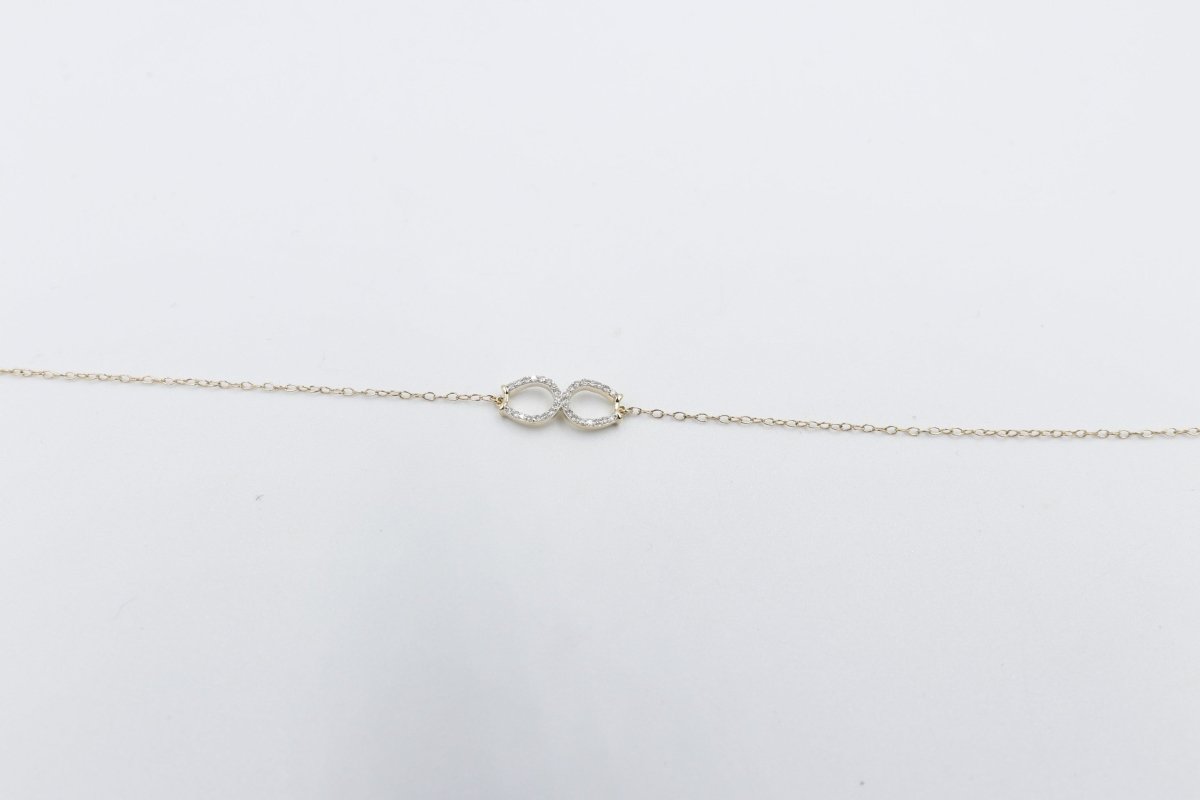 10K Gold Bracelet set with Diamonds