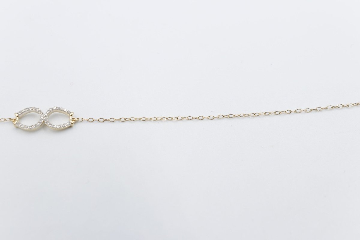 10K Gold Bracelet set with Diamonds