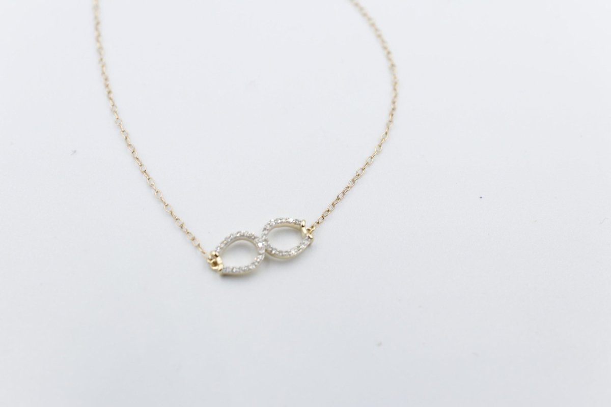 10K Gold Bracelet set with Diamonds