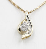 10K Gold Diamond Pendent