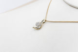 10K Gold Diamond Pendent