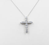 10kt Gold Set 1ct Lab Grown Diamonds Set Cross