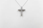 10kt Gold Set 1ct Lab Grown Diamonds Set Cross