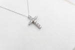10kt Gold Set 1ct Lab Grown Diamonds Set Cross