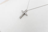 10kt Gold Set 1ct Lab Grown Diamonds Set Cross