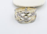 10K Gold Diamond Set Dress Ring TDW 0.50ct