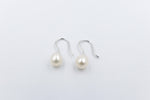 Stg Silver Fresh Water Pearl Drops