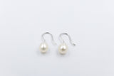 Stg Silver Fresh Water Pearl Drops