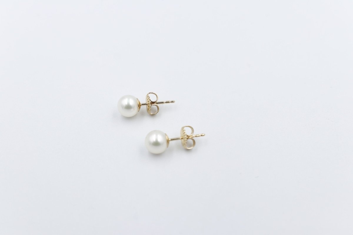 9ct Gold Fresh water Pearl Earrings