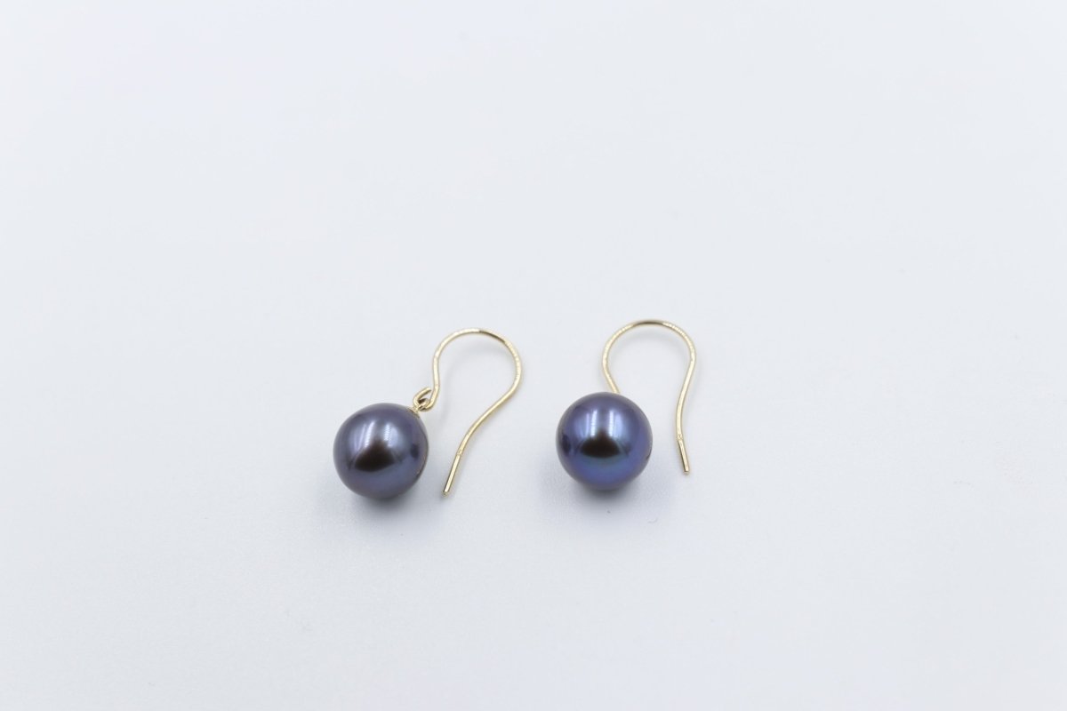 9ct Gold Set Fresh water Pearl Earrings