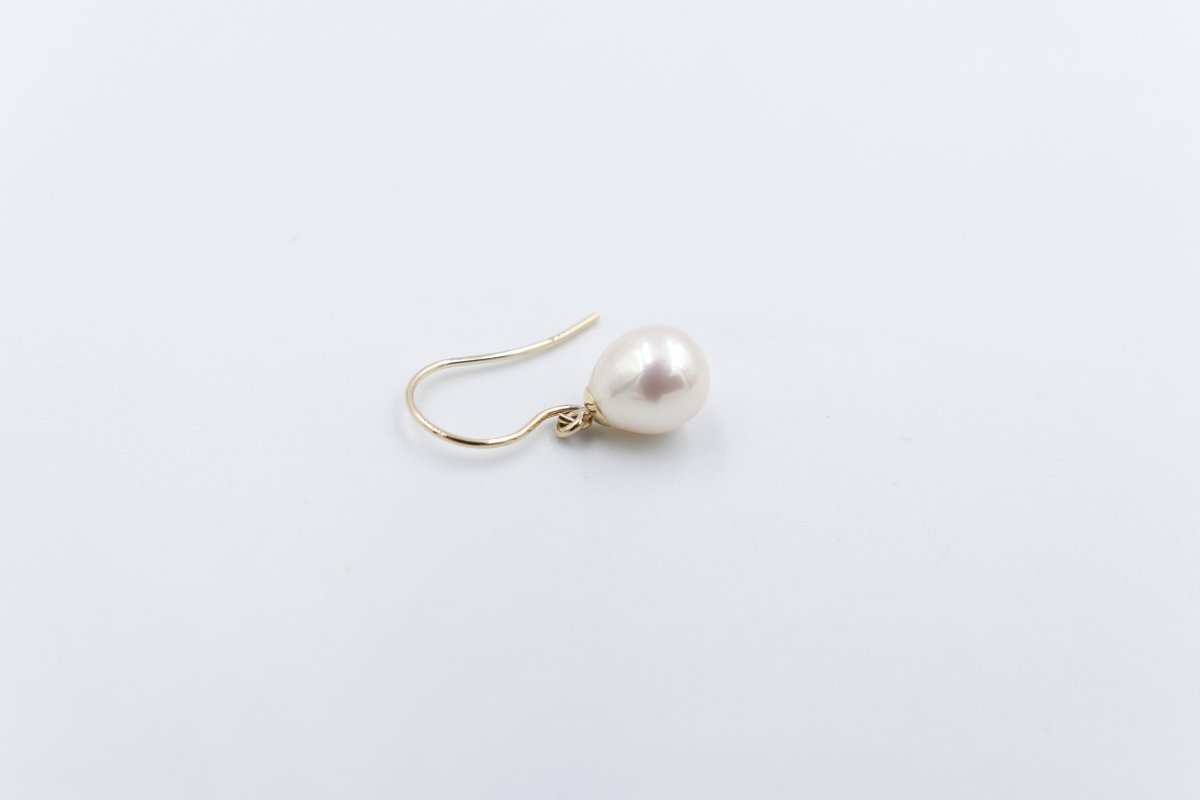 9ct Gold Set Fresh water Pearl Earrings
