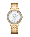 Citizen Ladies Dress with crystals Watch - EL3103-57D