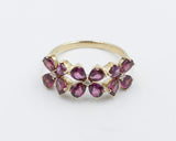 9ct Gold Rhodolite Garnet Ring