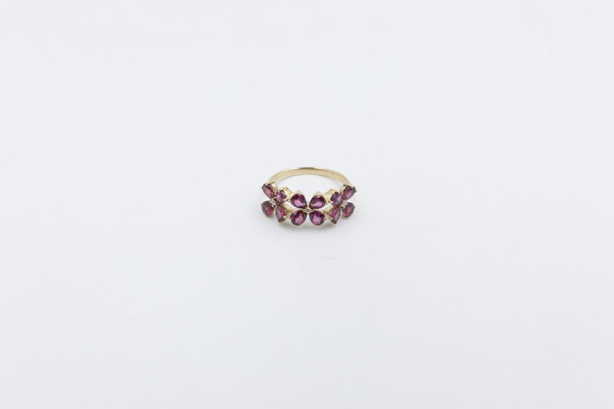 9ct Gold Rhodolite Garnet Ring