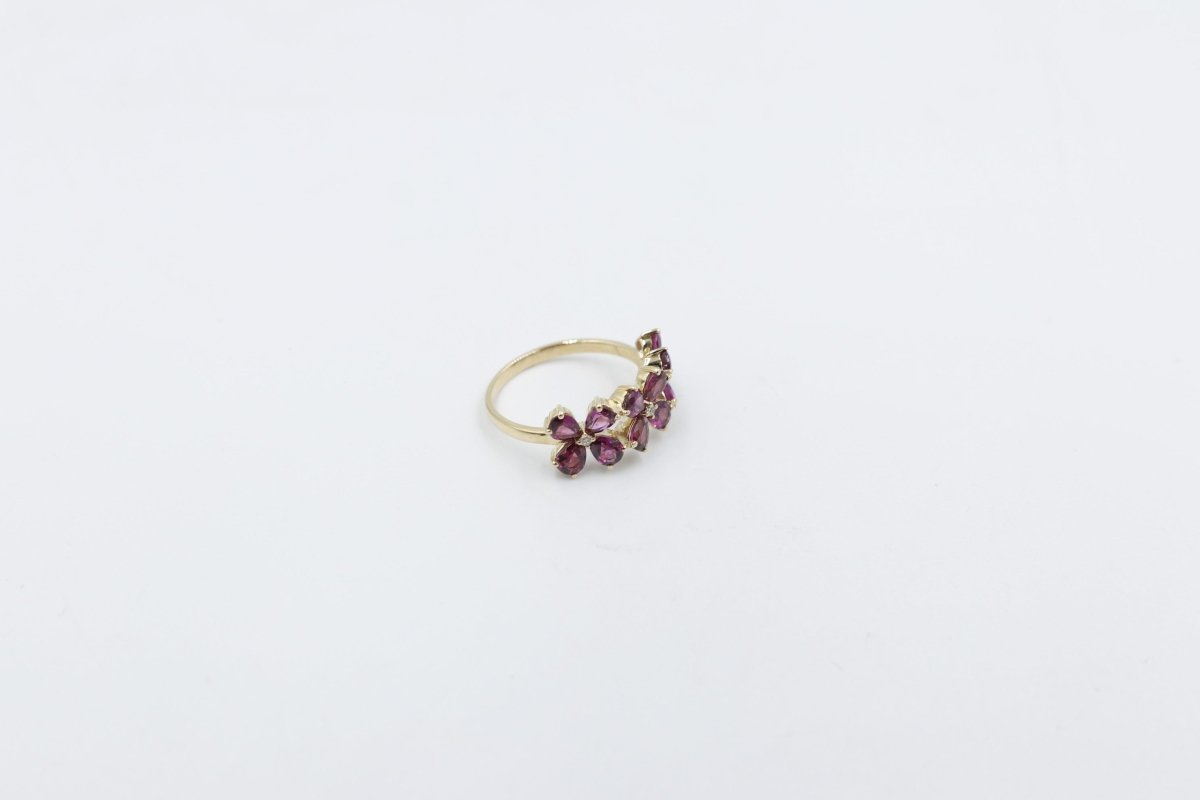 9ct Gold Rhodolite Garnet Ring