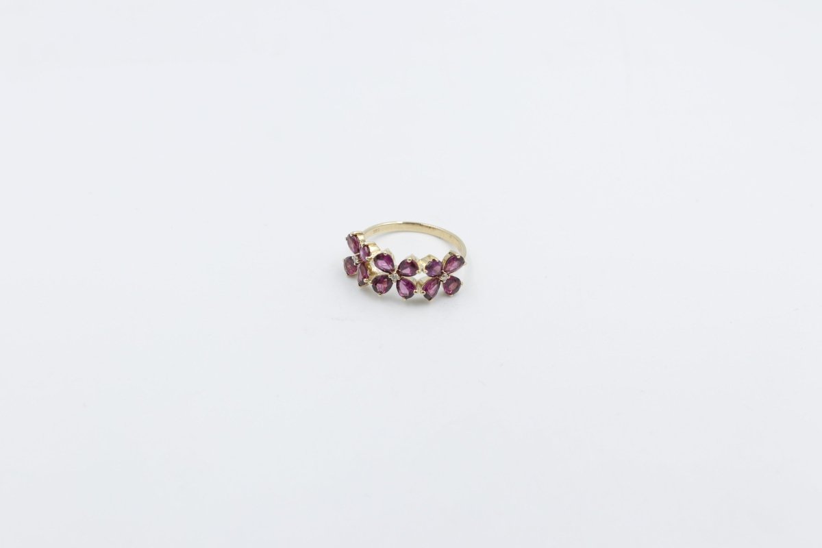 9ct Gold Rhodolite Garnet Ring