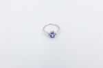 9ct White Tanzanite and Diamond Ring SYR7680