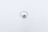 9ct White Tanzanite and Diamond Ring SYR7680