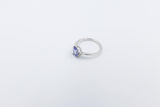 9ct White Tanzanite and Diamond Ring SYR7680