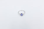 9ct White Tanzanite and Diamond Ring SYR7680