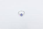 9ct White Tanzanite and Diamond Ring SYR7680