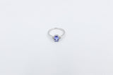9ct White Tanzanite and Diamond Ring SYR7680