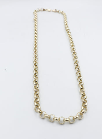 9ct Gold Round Belcher Chain B4 5CHB460Y 60cm